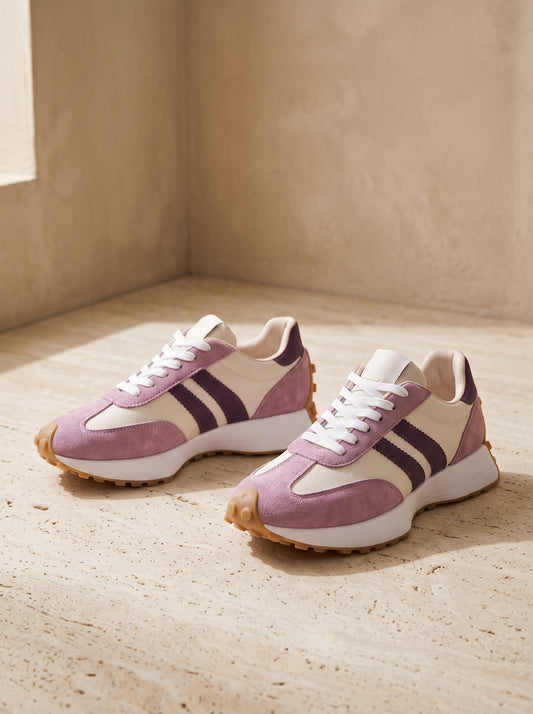 Tosca, sneakers comfort viola, il paio