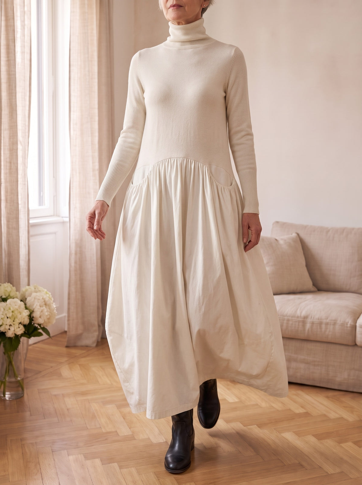 Allegra, abito bianco