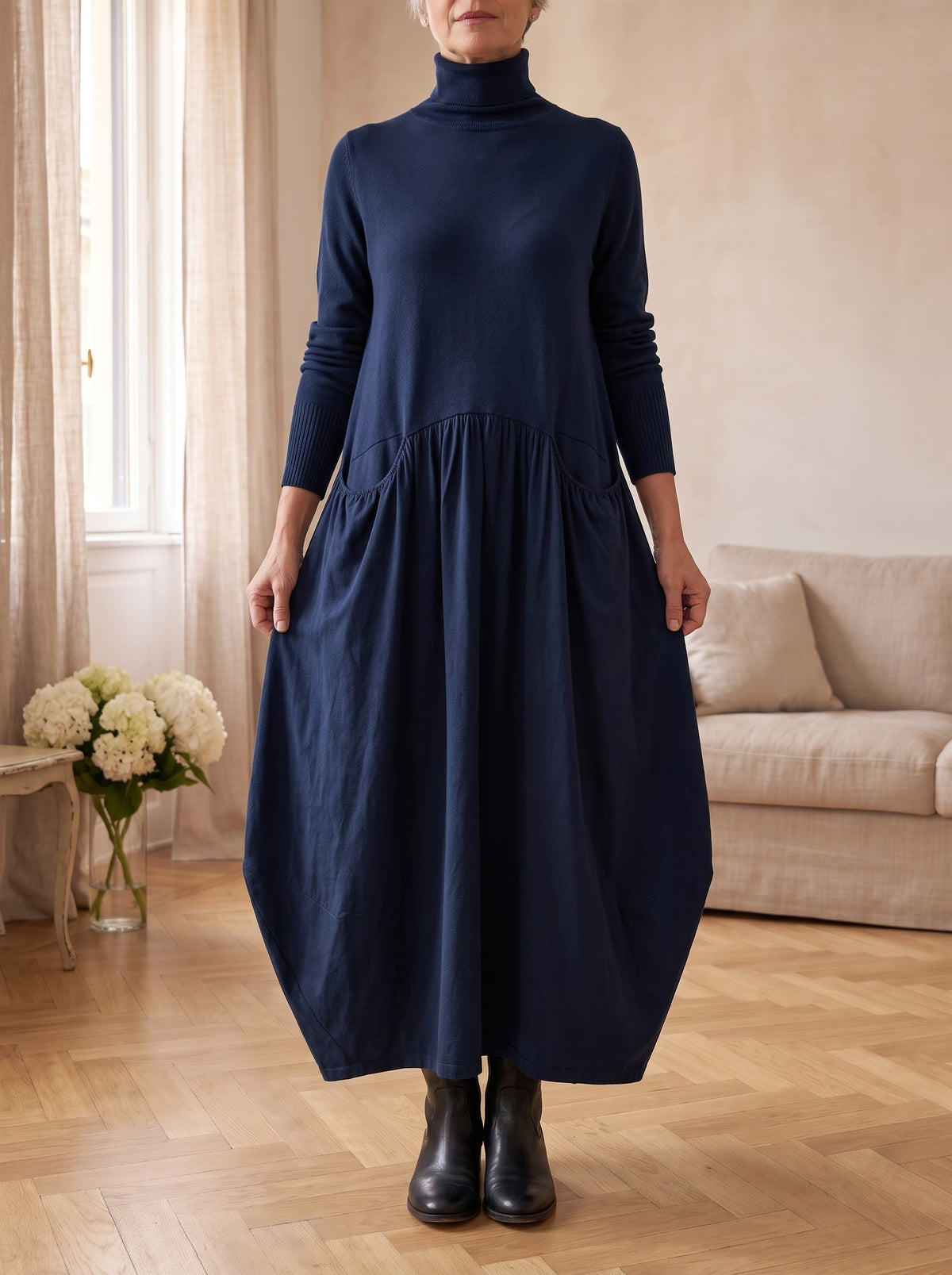 Allegra, abito blu