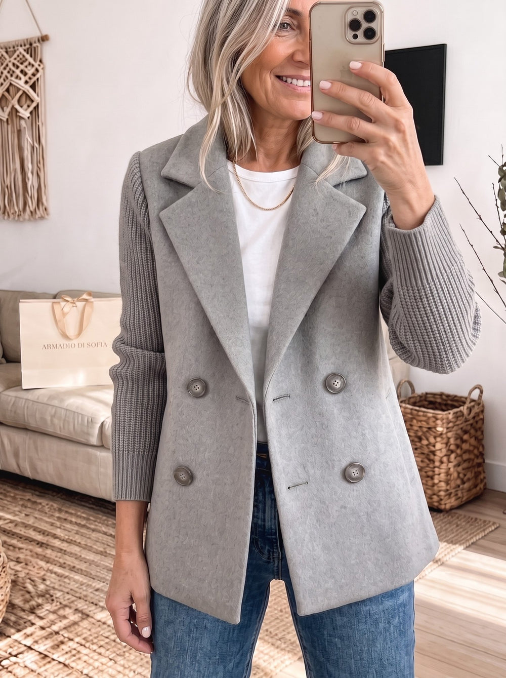 Cliente con il blazer Lavinia