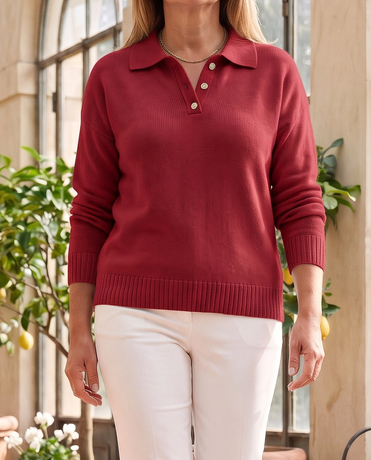 Donatella, colore rosso