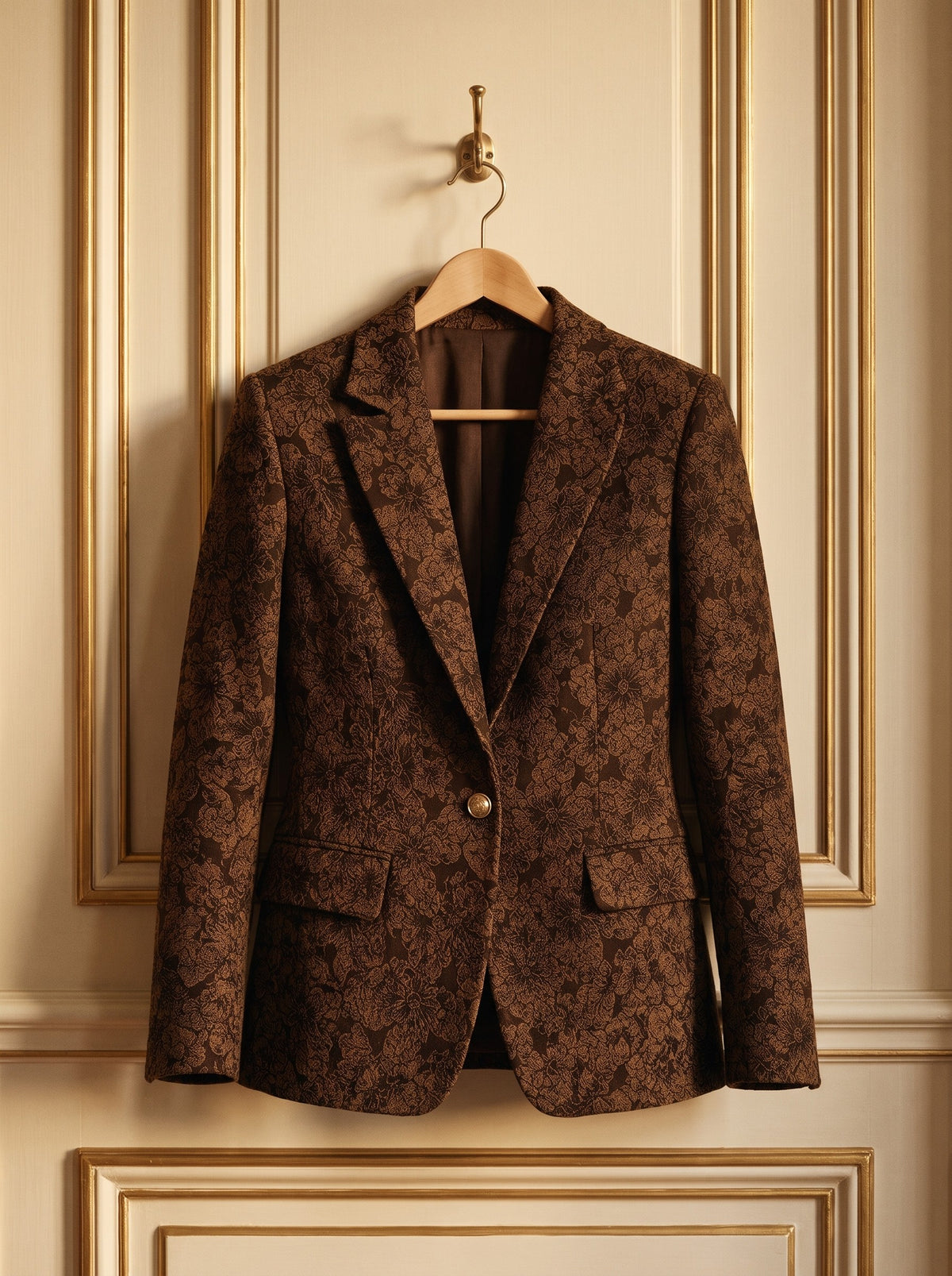 Dorotea, blazer jacquard su gruccia