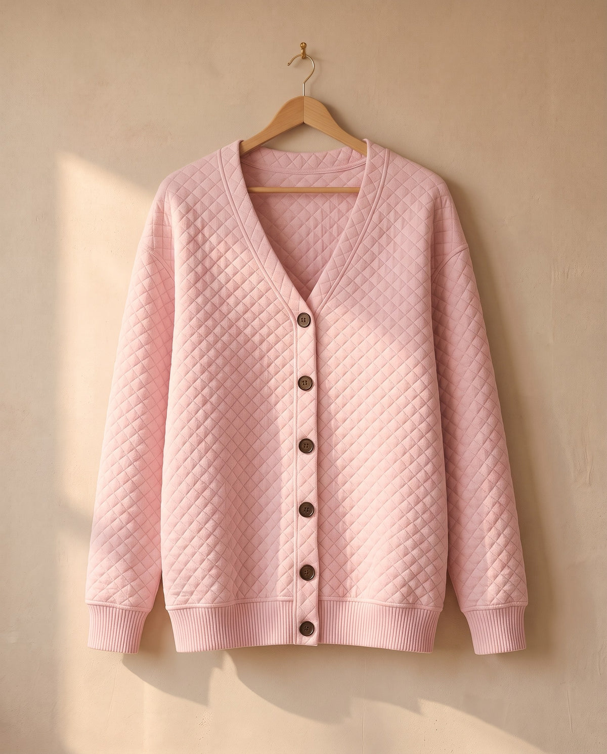 Iolanda, cardigan su gruccia