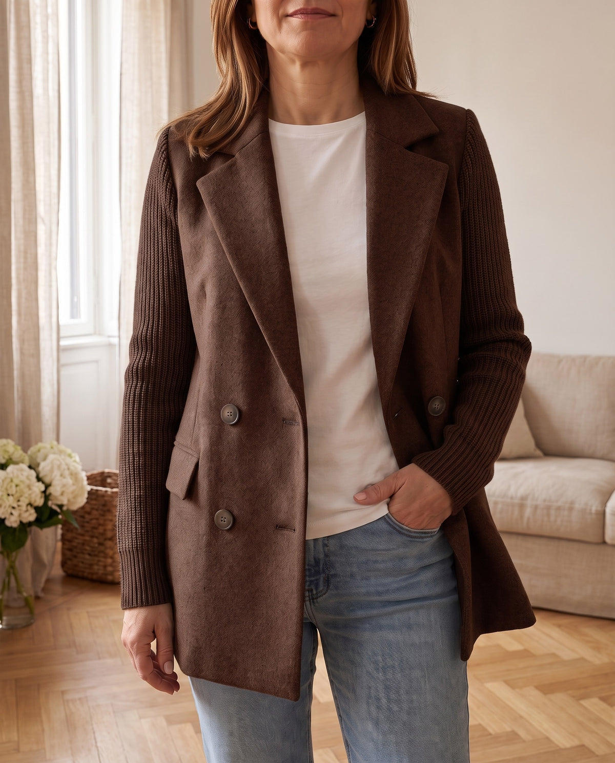 Lavinia, blazer marrone