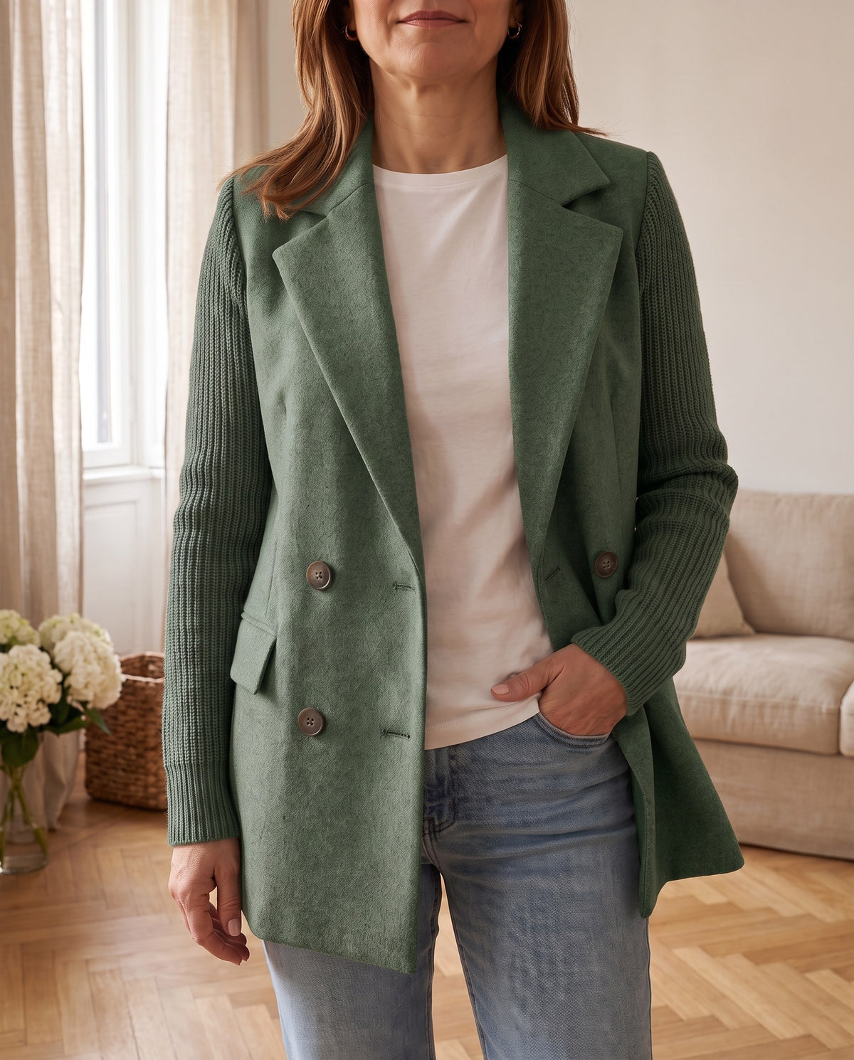 Lavinia, blazer verde
