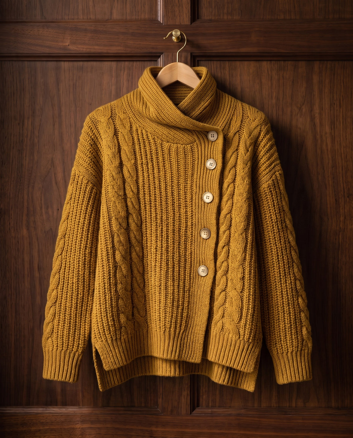 Leonora, cardigan su gruccia