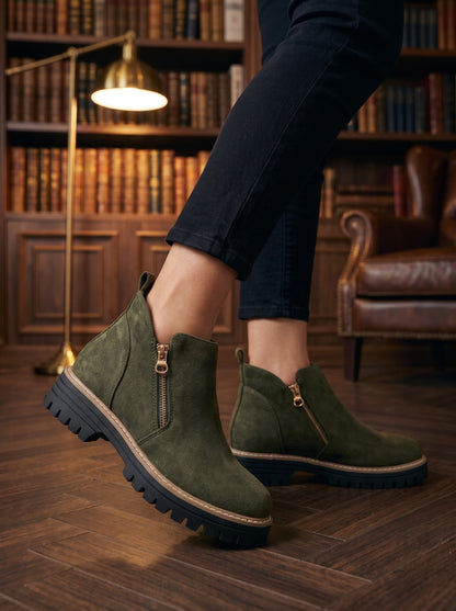 Penelope, stivaletti verde