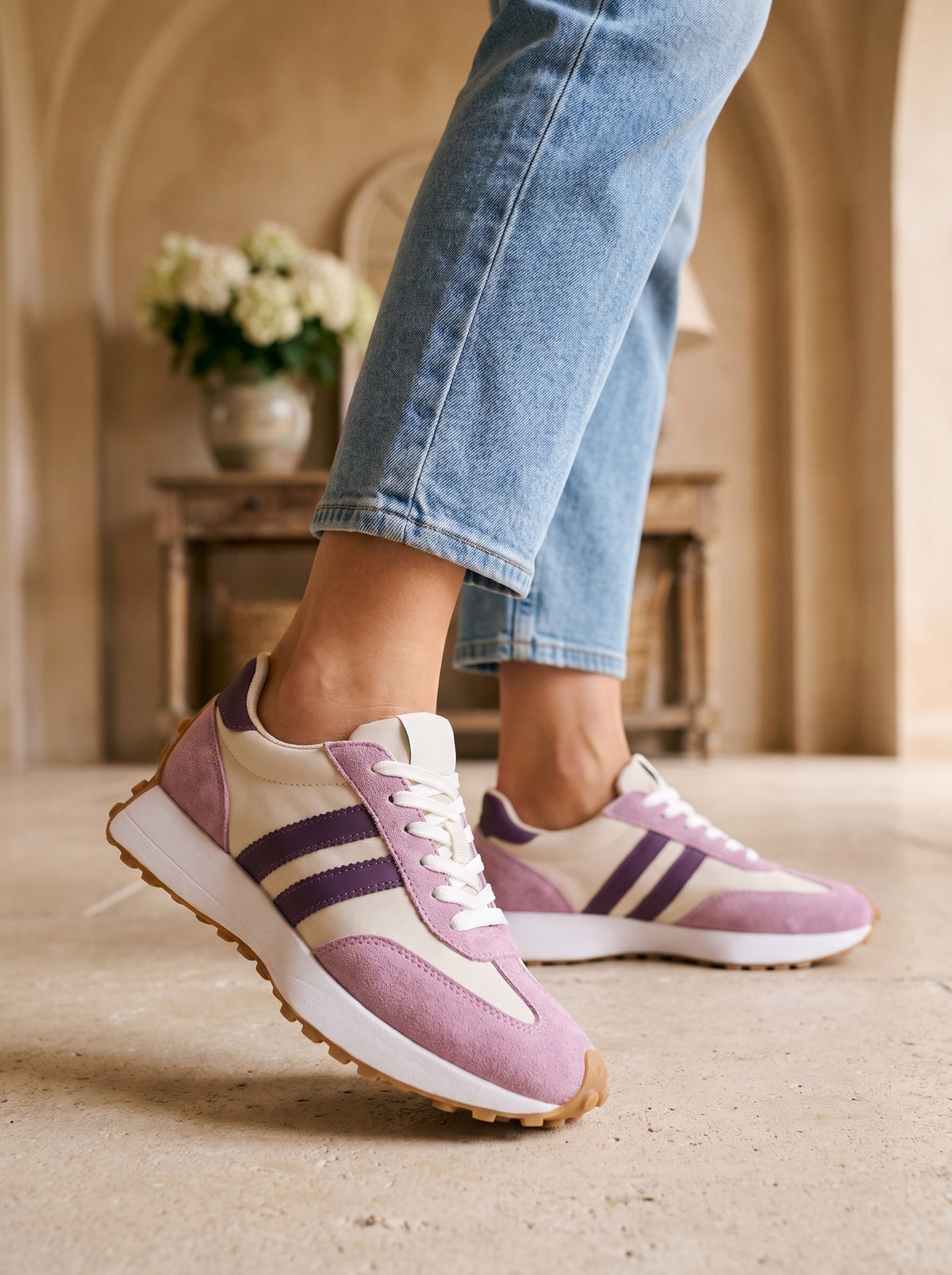 Tosca, sneakers comfort viola